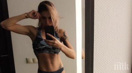 гореща снимка черната златка стана културист