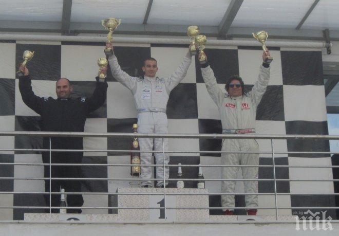 Иван Влъчков триумфира на писта Диамо в Серес