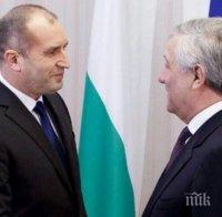 Радев: Българските парламент, правителство и президент обединяват усилията за успешно европредседателство 