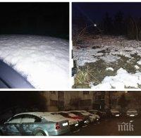 СУТРЕШНА ФЕЕРИЯ! Първият сняг изненада софиянци (СНИМКИ)