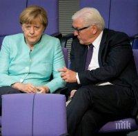 Ангела Меркел ще се консултира с президента на ФРГ след провала на коалиционните преговори
