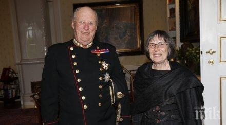 болен инфекция тръшна краля норвегия влезе болница