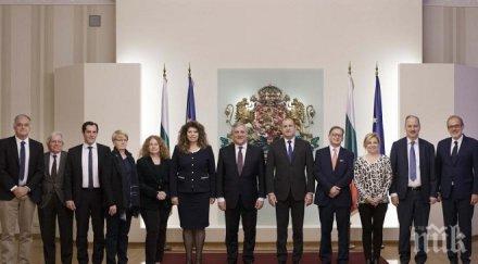 румен радев запозна таяни важните приоритети българия европредседател снимки
