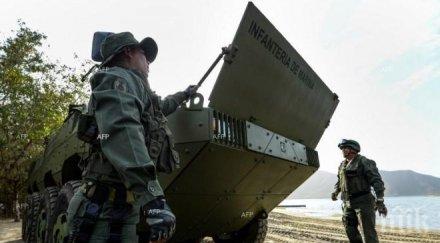 колумбия протестира нарушения границата страна венецуелски военни