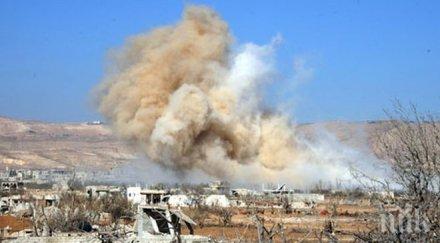 трагедия двама загинали ранени обстрел спортна зала дамаск