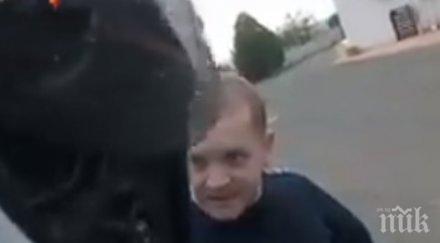 луд екшън бургас руснаци сбиха собственик бензиностанция уникално видео