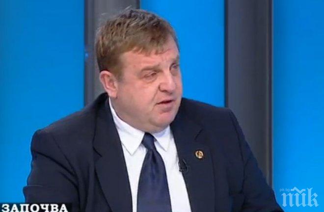 КОНТРА! Каракачанов върна топката на БСП! Министърът на отбраната призова червените да спрат с клеветите срещу България
