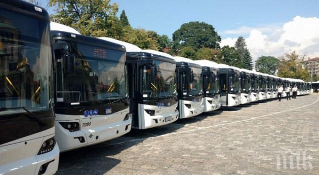 София купува 22 газови автобуса, вместо 30 дизелови