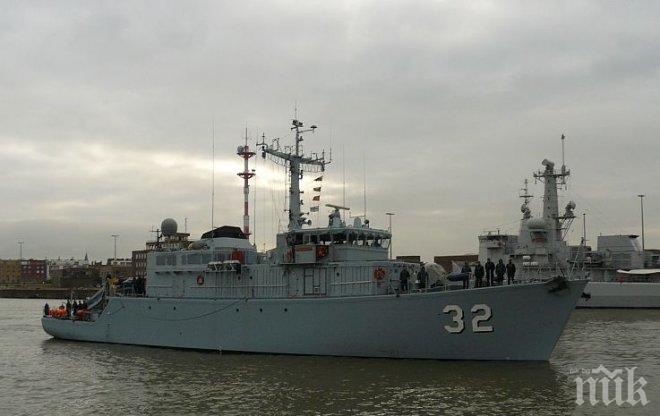 Наш миночистач се пусна в учение на турските Военноморски сили