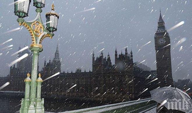 Опасно! Сняг, поройни дъждове и силен вятър се очакват във Великобритания днес
