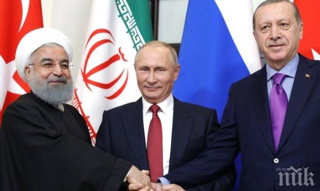 Положителна оценка! Сирийската опозиция подкрепи  декларацията на Русия, Иран и Турция след срещата на върха в Сочи