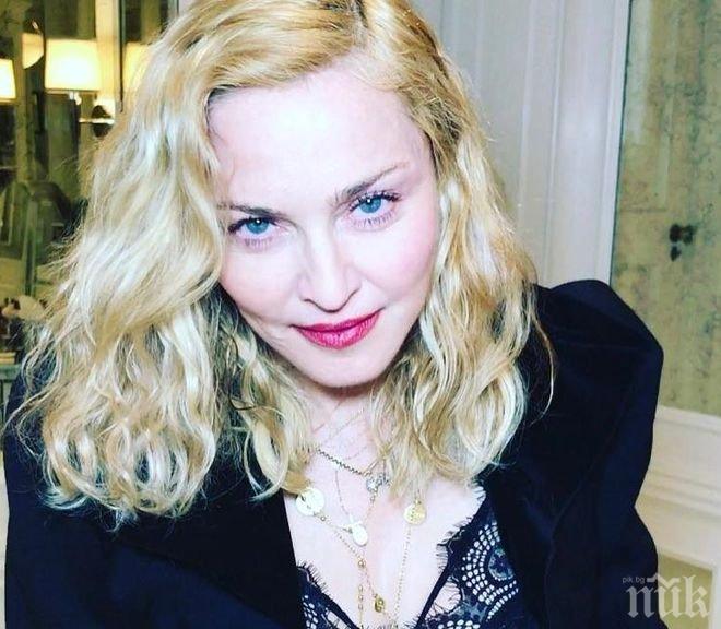 Голи снимки на Мадона предложени на търг