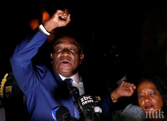 Наследникът на Робърт Мугабе обеща възраждане на демокрацията в Зимбабве