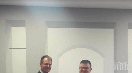 цацаров срещна федералния прокурор германия петер франк