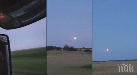 американци полудяха снимат летящи чинии канада видео