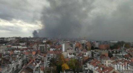 токсично пожар отрови въздуха брюксел