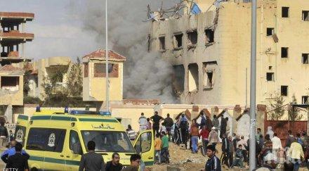 кървав атентат взривиха души джамия египет обновена