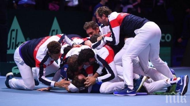 Въпреки фамозния Гофен, Франция грабна 10-а Купа Дейвис