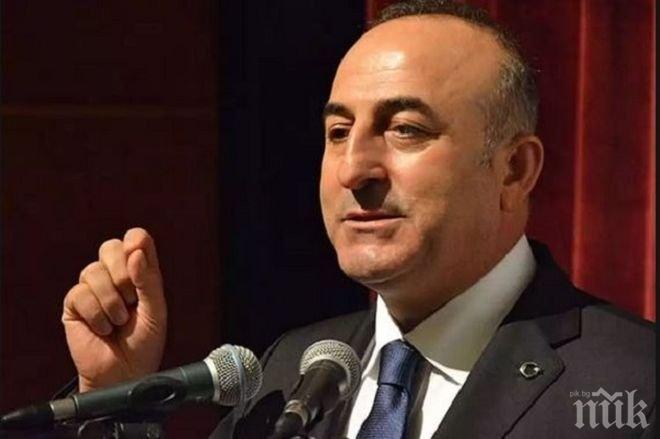 Чавушоглу: Турция няма против представители на кюрдите да участват в конгреса относно бъдещето на Сирия