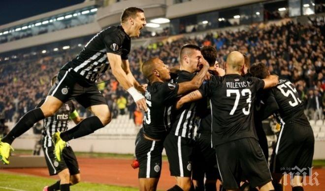 Радост за Партизан, Динамо (К) загуби в Албания 