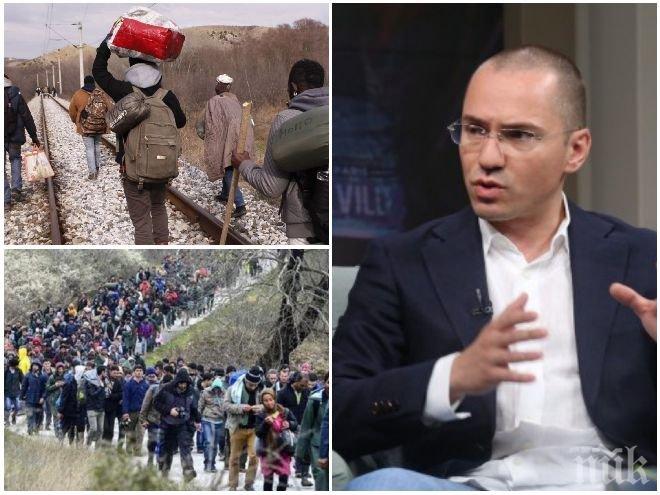 ТРЕВОГА! Ангел Джамбазки със страховито предупреждение: Милиони мигранти от Африка тръгват към България