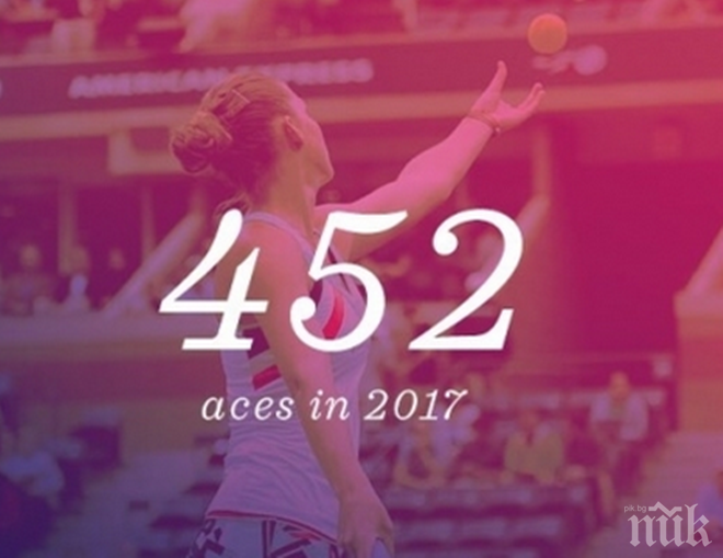 За трета поредна година! Плишкова е кралицата на асовете