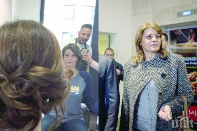 САМО В ПИК И РЕТРО! Генерал Деси зарязана от фризьора си 