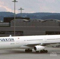 Бомбена заплаха свали самолет на турските авиолинии