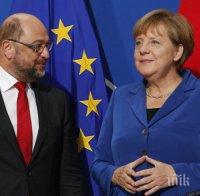 Ангела Меркел и Мартин Шулц търсят на решение на политическата безизходица