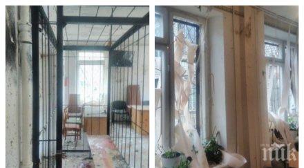 почернен баща полудя хвърли две ръчни гранати съда загинали ранени