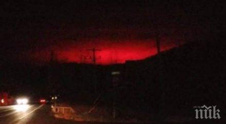 апокалипсис йорк масова паника заради кървавочервено небе