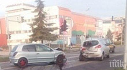 тежка верижна катастрофа затапи движението меден рудник бургас снимки