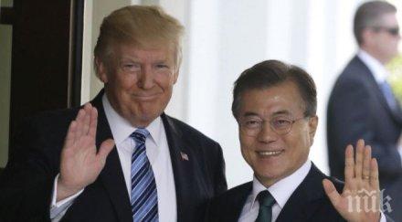 тръмп мун дже севернокорейският тест балистична ракета заплаха целия свят