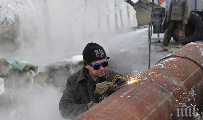 Шестима пострадали при пробив на топлопровод в Москва