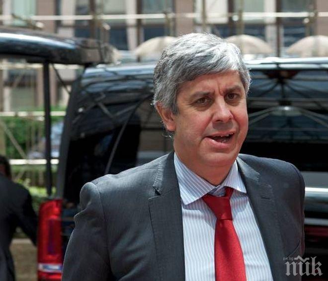 Италия застава зад кандидатурата на португалския финансов министър за председател на Еврогрупата