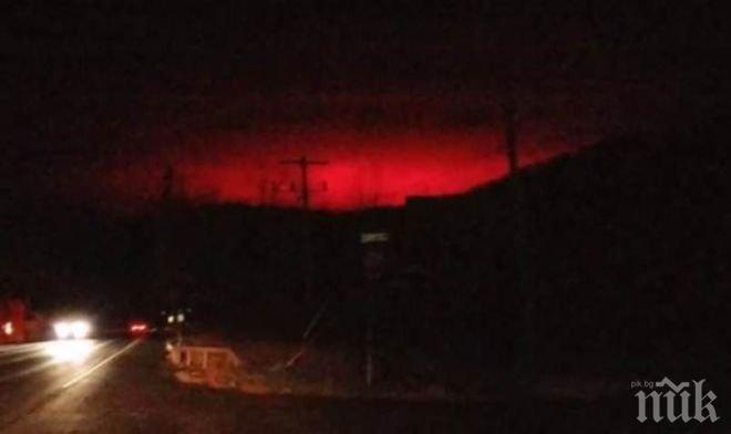 АПОКАЛИПСИС В НЮ ЙОРК! Масова паника заради кървавочервено небе