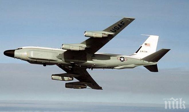 Американски военен самолет е провел активно разузнаване край границата на Русия в Калининградска област