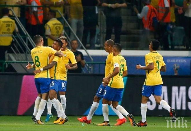 Бразилците ще играят два мача в Англия преди Мондиал 2018