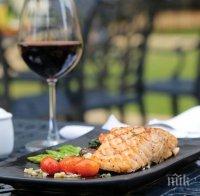 Пийте вино и яжте риба за здраве