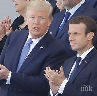 По жицата! Президентите на САЩ и Франция обсъдиха ситуацията в Близкия Изток