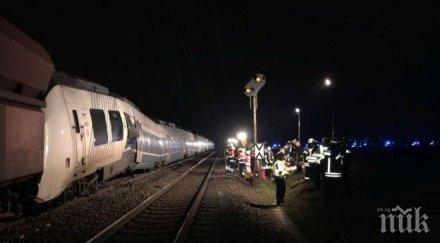 немската полиция петима души ранени влаковата катастрофа близо дюселдорф