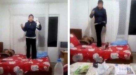 бруталната гавра майката йоана взривила социалните мрежи ритник коте заляха ужасяващи клетви смърт видео