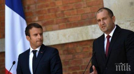 румен радев визита еманюел макрон