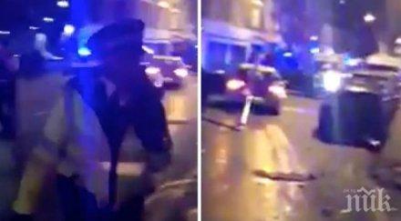 петима пострадали автомобил вряза пешеходци лондон
