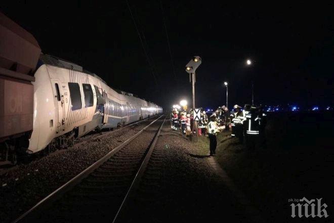 Германската спешна помощ: Шестима души с тежки и средно тежки наранявания при влаковата катастрофа до Дюселдорф, няма пътници с опасност за живота