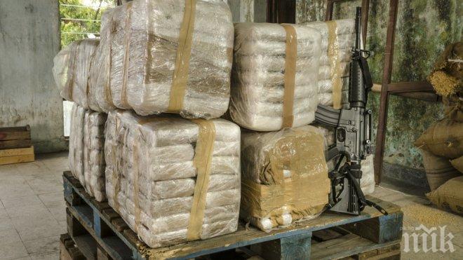 Удар! Полицията в Гърция конфискува 136 кг. кокаин