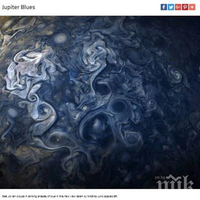 УНИКАЛНО! НАСА засне облаци над Юпитер