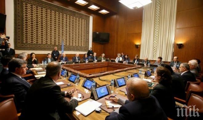 Преговорите за Сирия, провеждани в Женева, ще бъдат възстановени във вторник