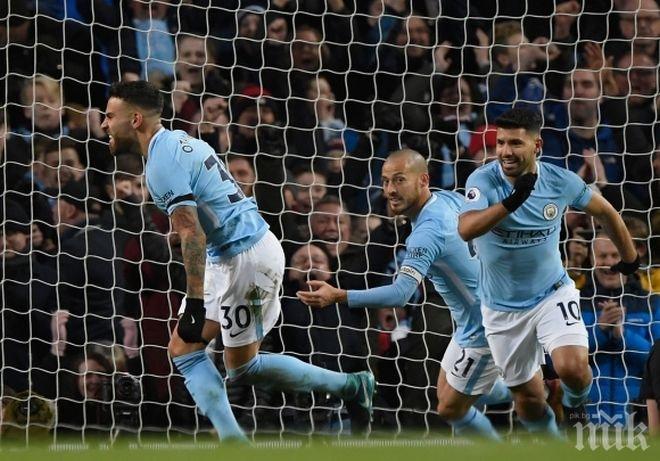 И Уест Хем не успя да спре лидера, Сити отива на Олд Трафорд с 13 поредни победи