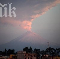 Вулканът Попокатепетъл изригна и спря самолетите в Мексико